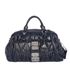 Miu Miu Bauletto Bowler Bag, &pound;210, Handbags, Blue, Leather, Front view
